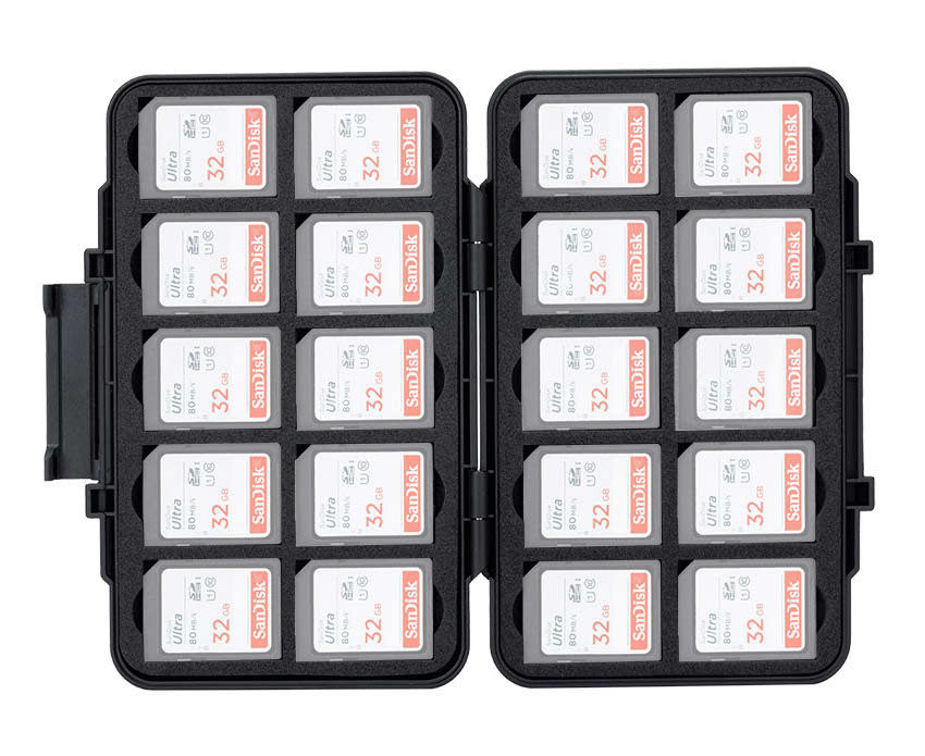 Защитный бокс на 20 SD и 40 microSD карт памяти