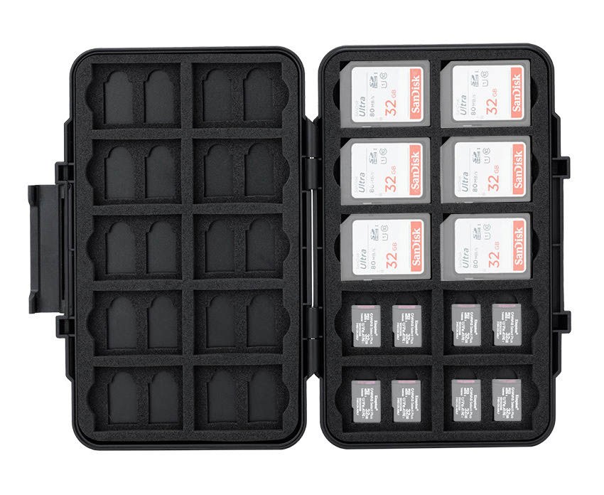 Защитный бокс на 20 SD и 40 microSD карт памяти