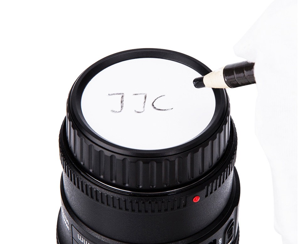 Задняя крышка на объективы Canon EF / EF-S с возможностью подписи и стикерами