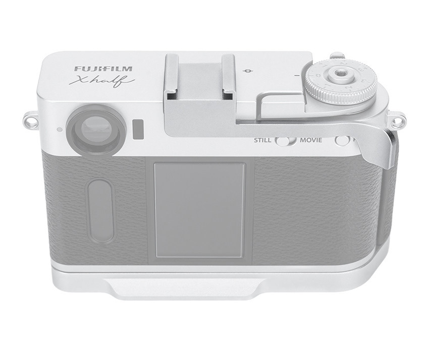 Дополнительный хват для Fujifilm X Half (серебристый цвет)