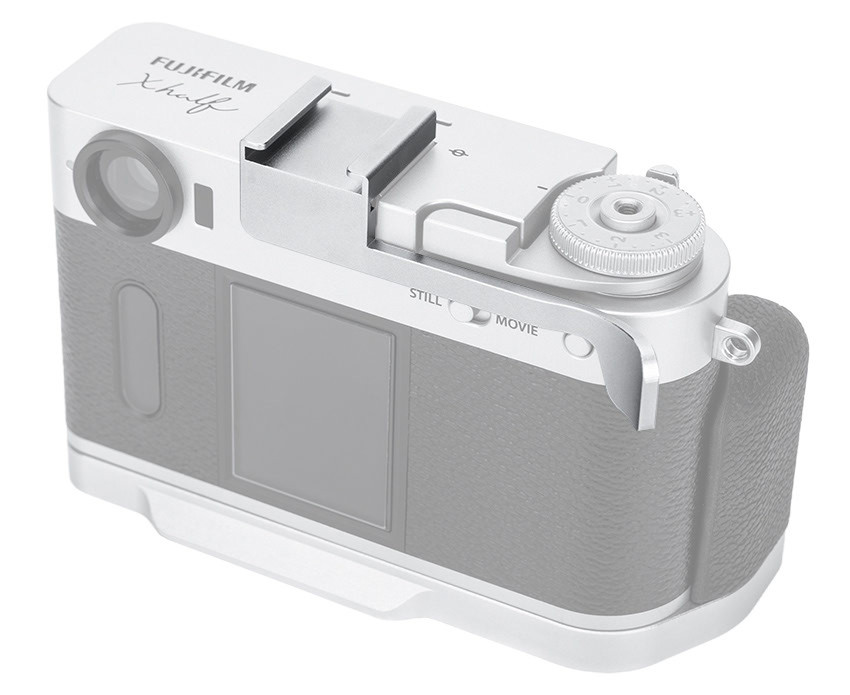 Дополнительный хват для Fujifilm X Half (серебристый цвет)
