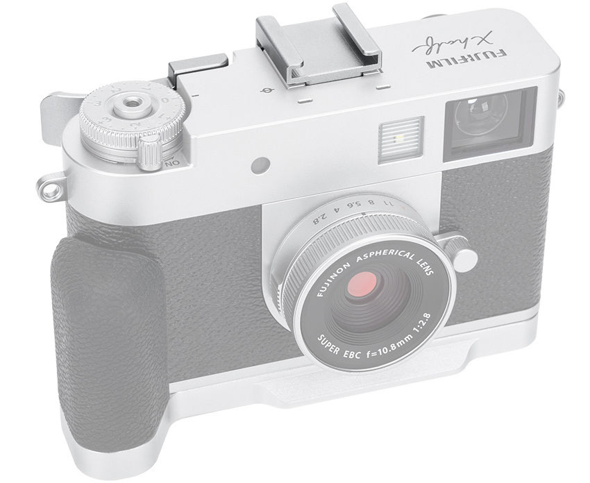 Дополнительный хват для Fujifilm X Half (серебристый цвет)
