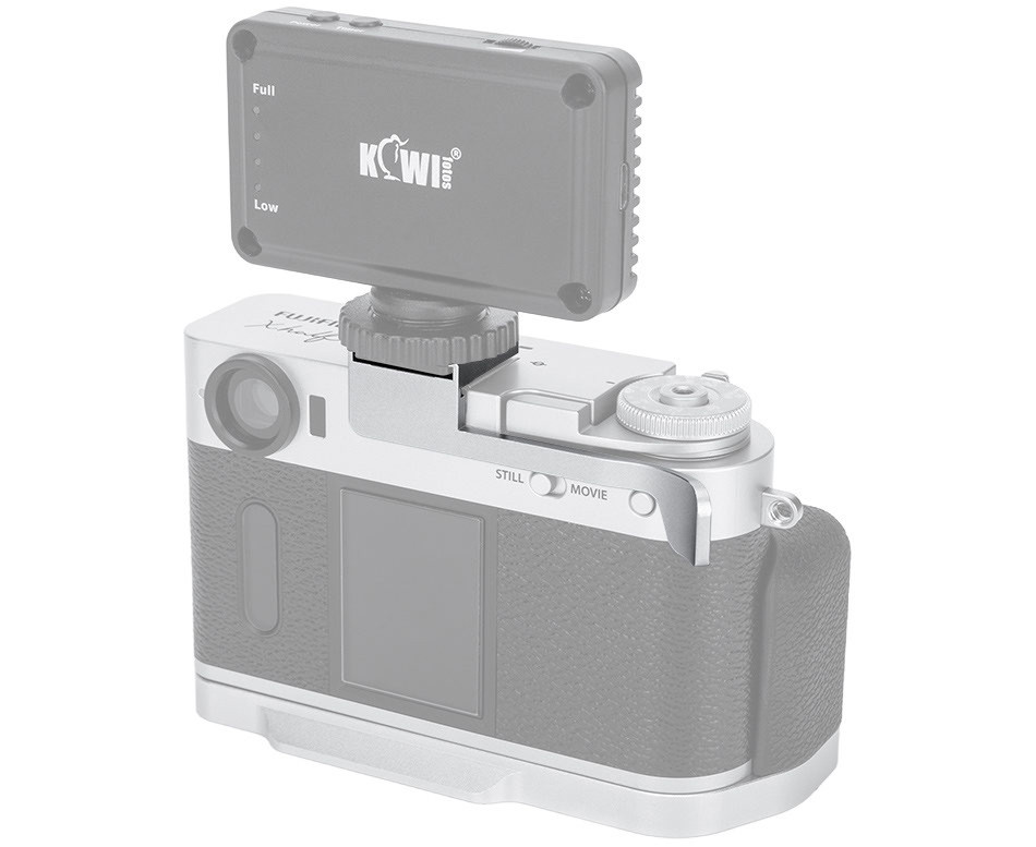 Дополнительный хват для Fujifilm X Half (серебристый цвет)