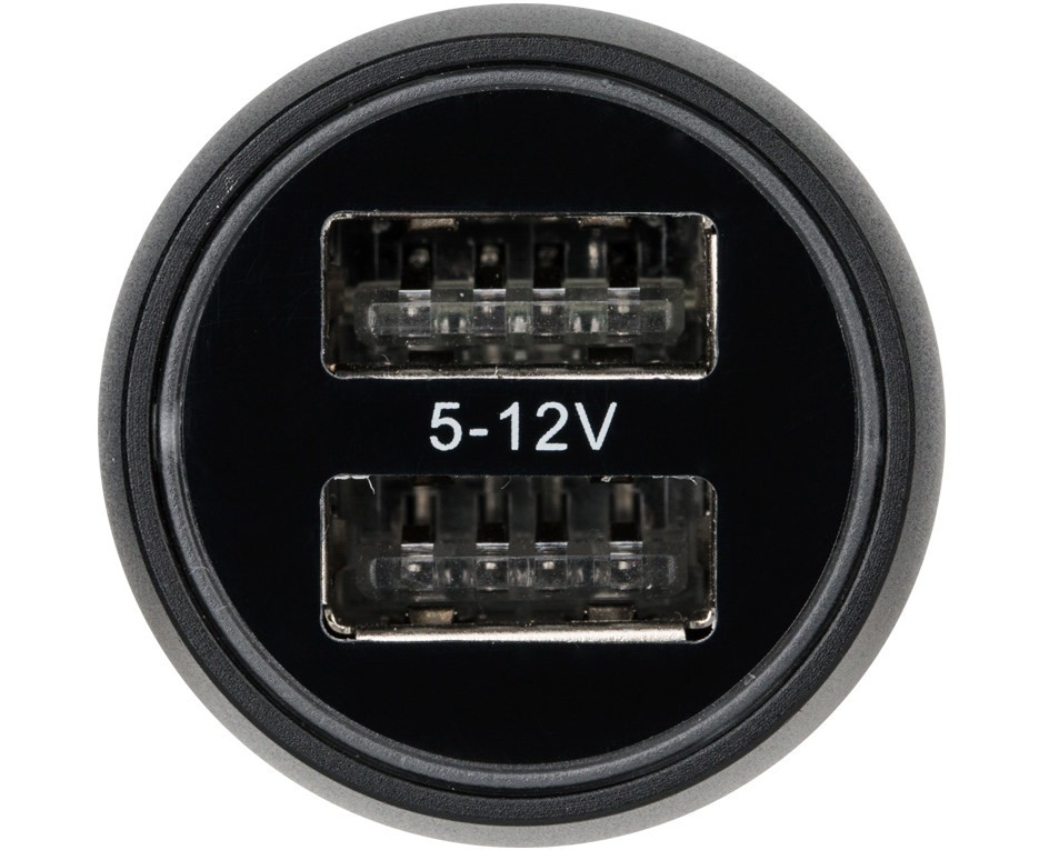 Автомобильное зарядное устройство 2xUSB QC 3.0 48Вт (черный цвет)