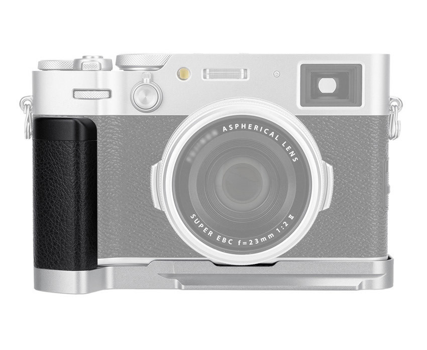 L-образная рукоятка для Fujifilm X100VI / X100V / X100F (серебристый цвет)