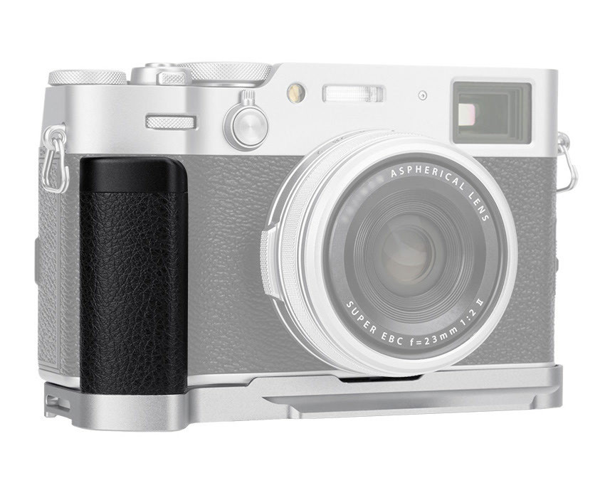 L-образная рукоятка для Fujifilm X100VI / X100V / X100F (серебристый цвет)
