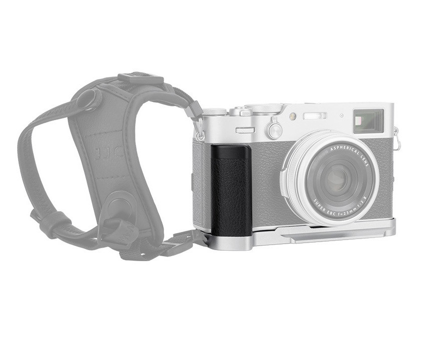 L-образная рукоятка для Fujifilm X100VI / X100V / X100F (серебристый цвет)