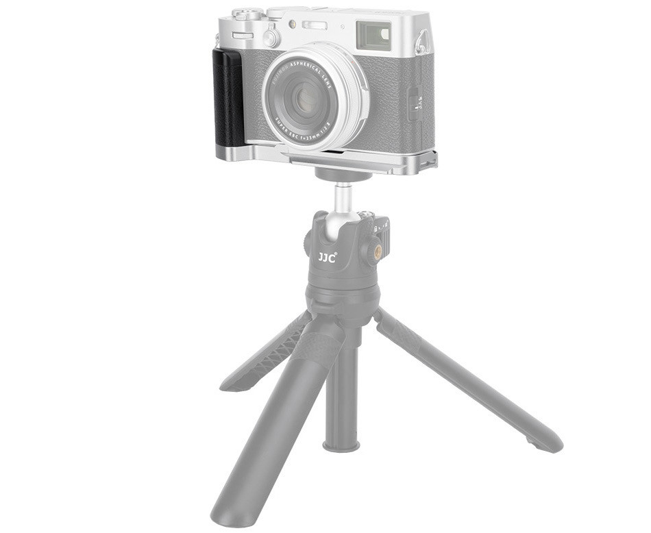 L-образная рукоятка для Fujifilm X100VI / X100V / X100F (серебристый цвет)