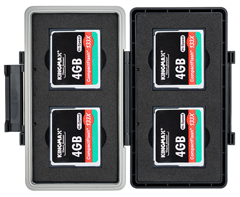 Защитный бокс на 4 карты памяти CompactFlash