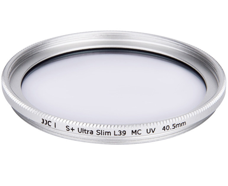 Светофильтр 40.5 мм JJC MCUV Ultra Slim L39 (S+) серебристая оправа