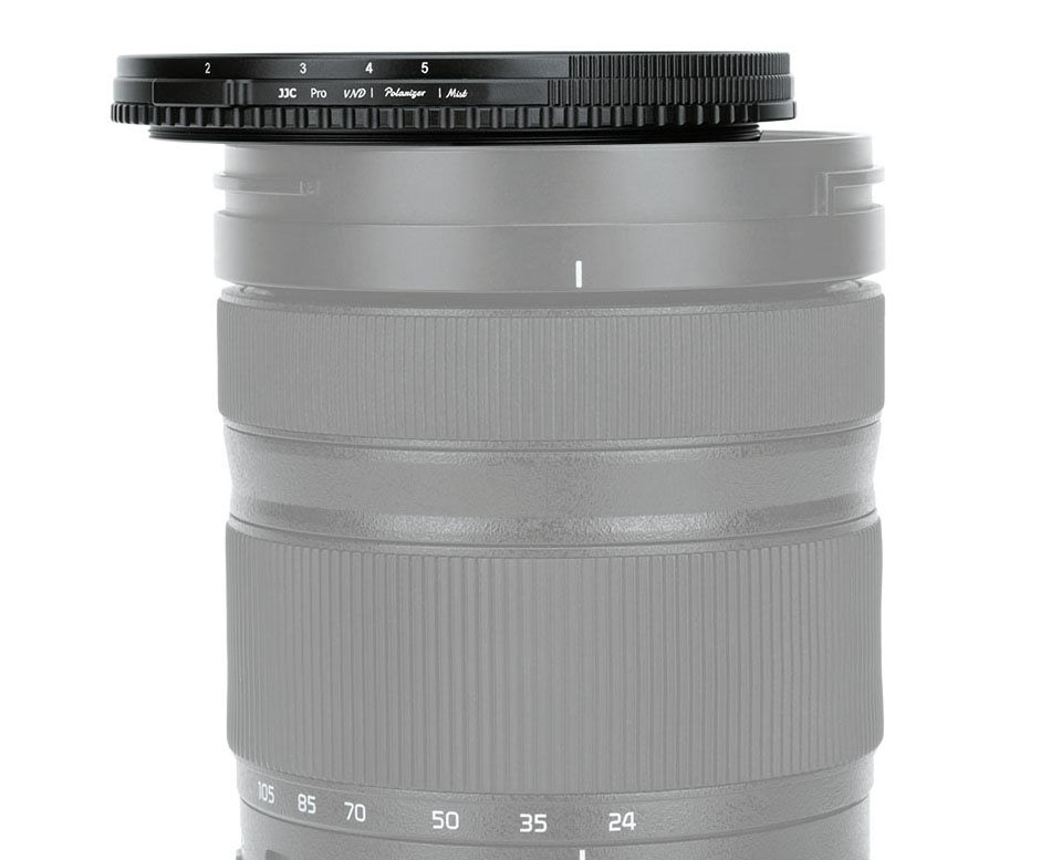 Гибридный светофильтр 55 мм JJC VND 1-5 stop + CPL + 1/4 Black Mist