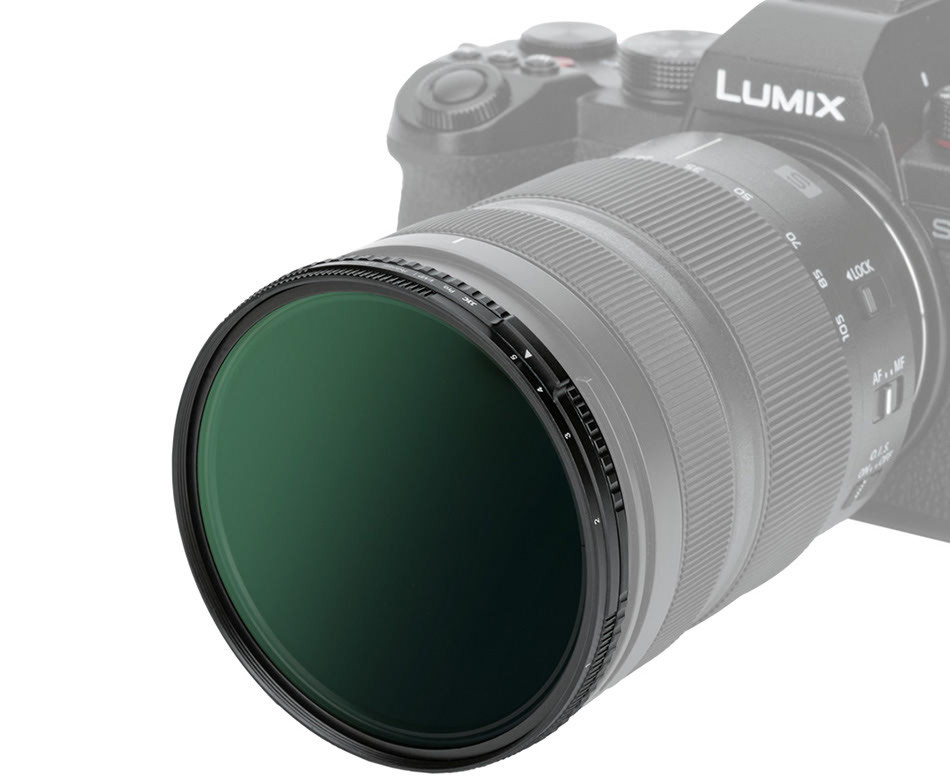 Гибридный светофильтр 58 мм JJC VND 1-5 stop + CPL + 1/4 Black Mist