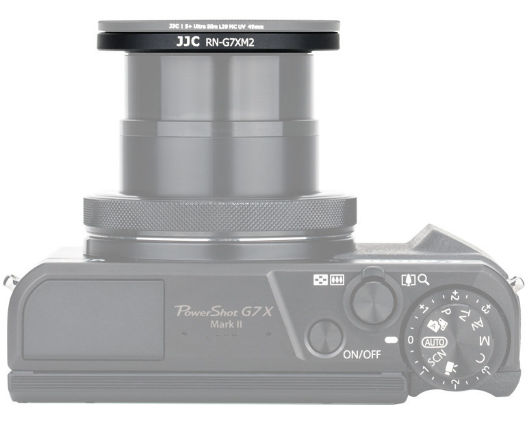 Адаптер для Canon G5 X / G7 X / G7 X Mark II / G7 X Mark III на 49 мм с крышкой
