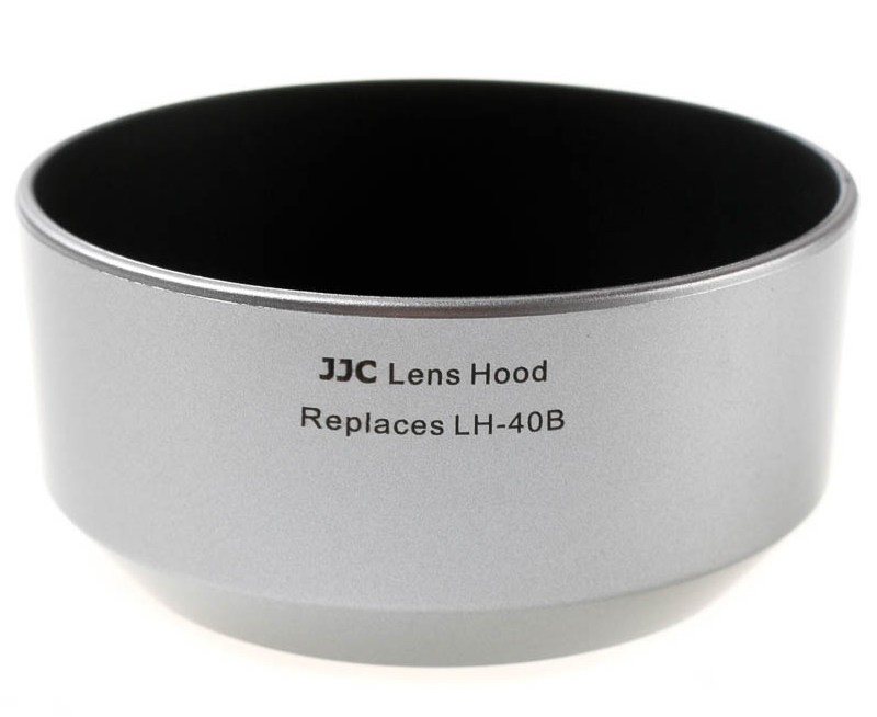 Бленда JJC LH-J40B Silver (Olympus LH-40B) серебристая
