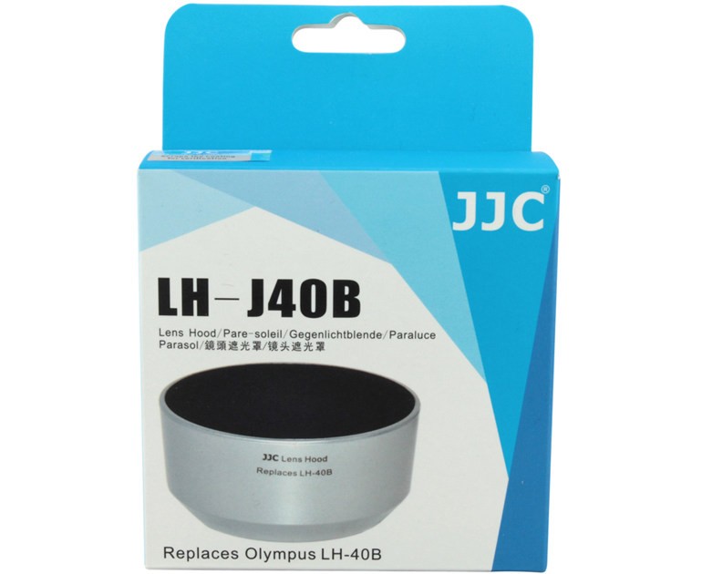 Бленда JJC LH-J40B Silver (Olympus LH-40B) серебристая