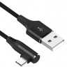 Угловой microUSB / USB кабель 1.2 м