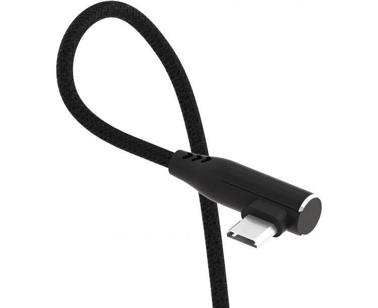 Угловой microUSB / USB кабель 1.2 м