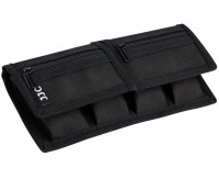 Поясной чехол для четырёх аккумуляторов фотокамеры и четырёх карт памяти