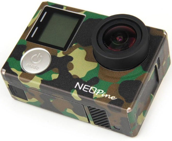 Защитная пленка для камер GoPro 4 (зеленый хаки)