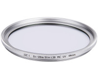 Светофильтр 49 мм JJC MCUV Ultra Slim L39 (S+) серебристая оправа