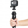 Мини штатив-рукоятка с шаровой головой и креплениями для смартфона и GoPro